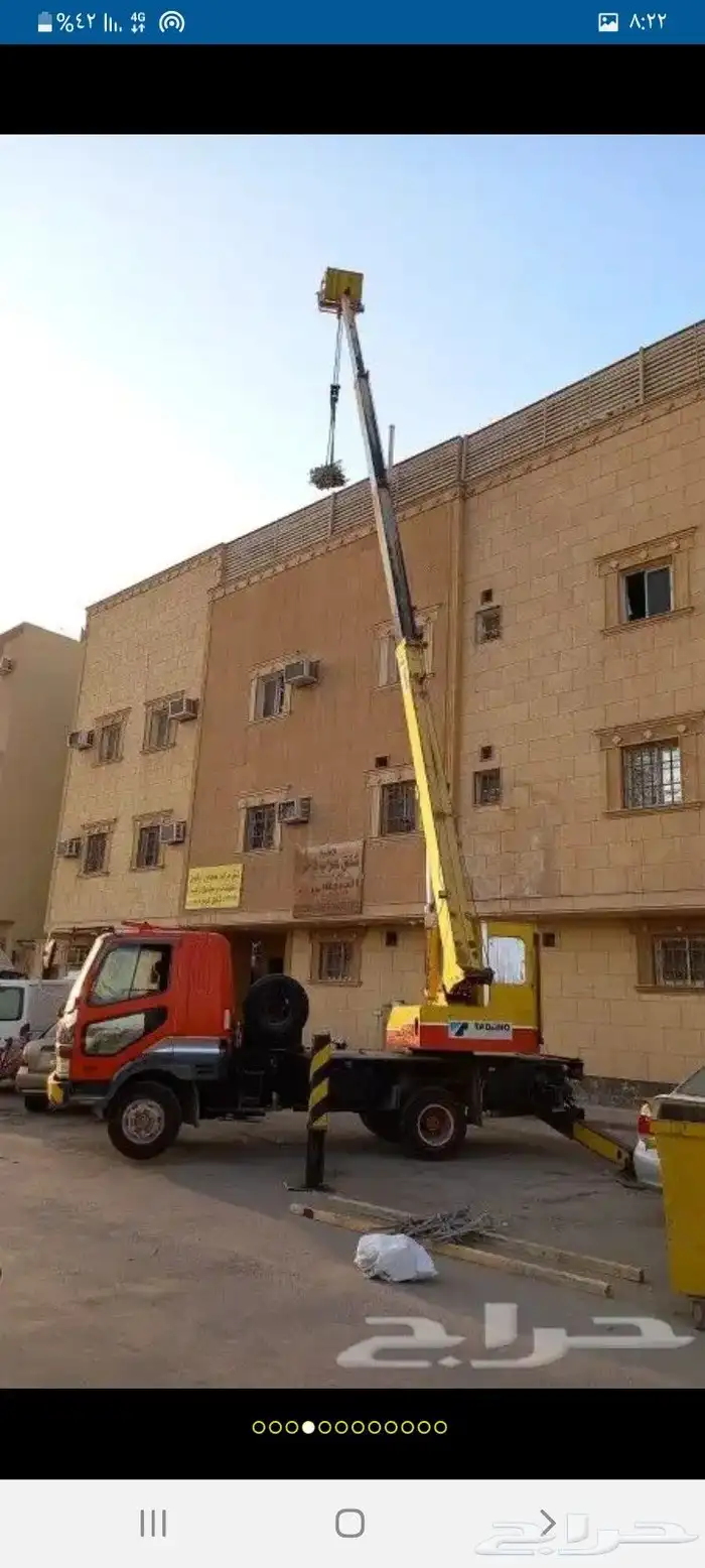 كرين سبعه طن رافعه إيجار يوميه ومشواربأسعارمناسبه جدآ 7
