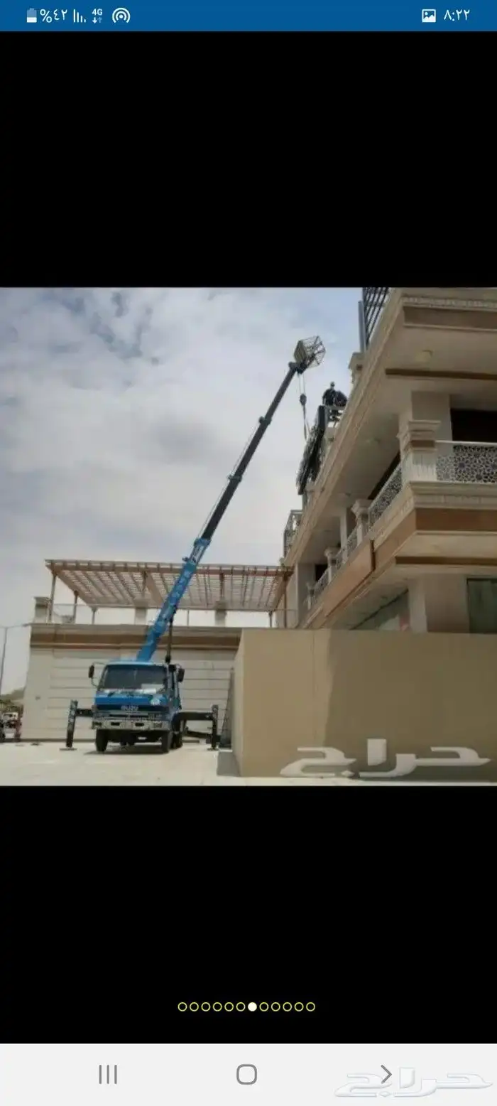 كرين سبعه طن رافعه إيجار يوميه ومشواربأسعارمناسبه جدآ 5