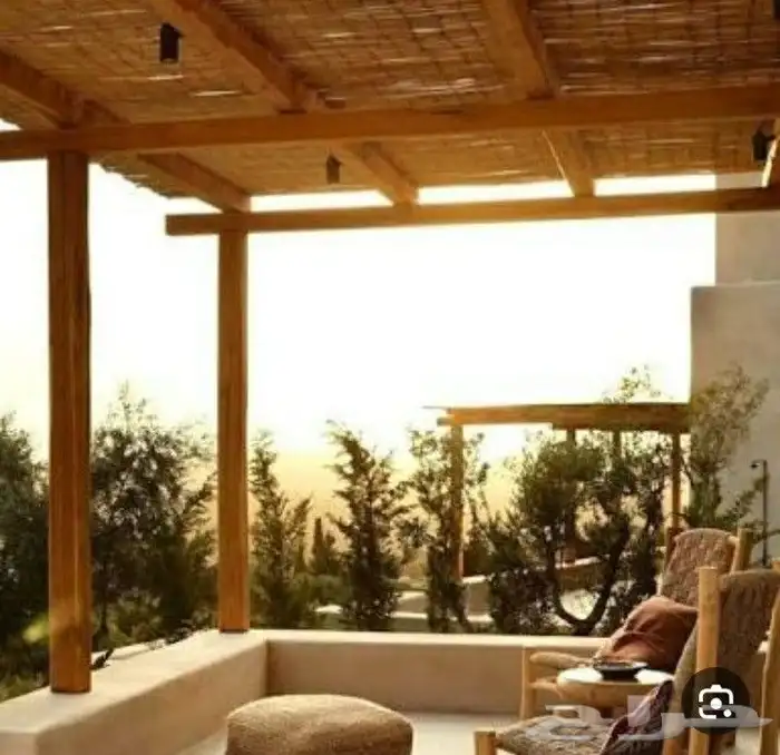 توريد وتنفيذ جميع انواع الديكورات الخشبيه الريفية 9