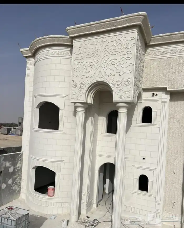 لياسه ملونه وديكورات خارجية بديل الحجر الطبيعي 7