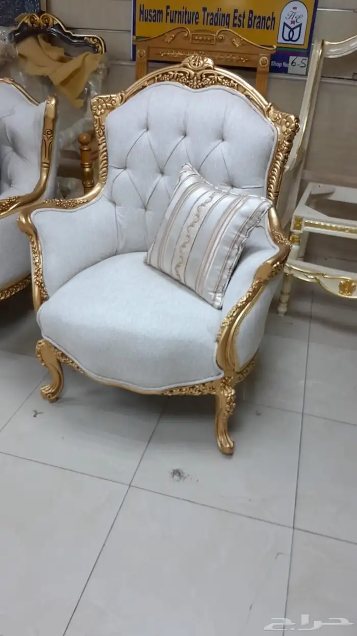 مفروشات وأثاث كنب ملكي شغل مصري 35