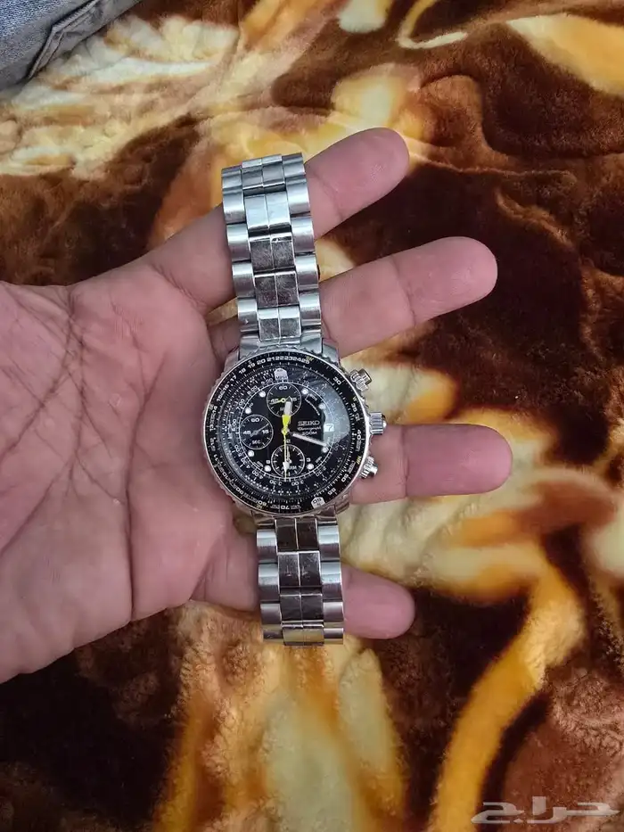 ساعه Seikoإنذار SNA411 موديل Chronograph 0