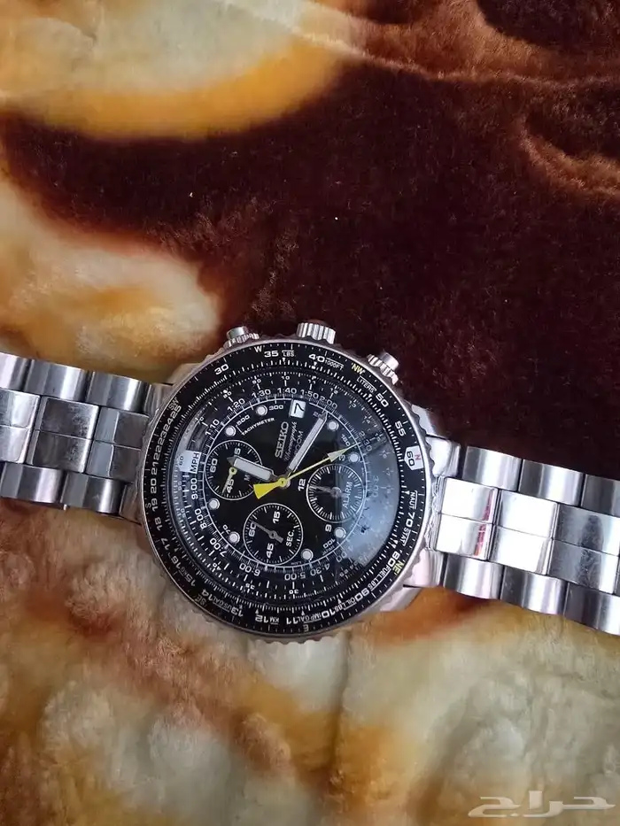 ساعه Seikoإنذار SNA411 موديل Chronograph 33