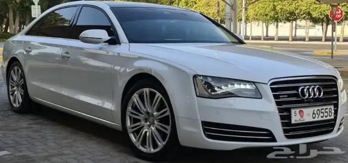 جنوط اودي 2016 A8 الشكل الفل مع كفرات نظيفه 1