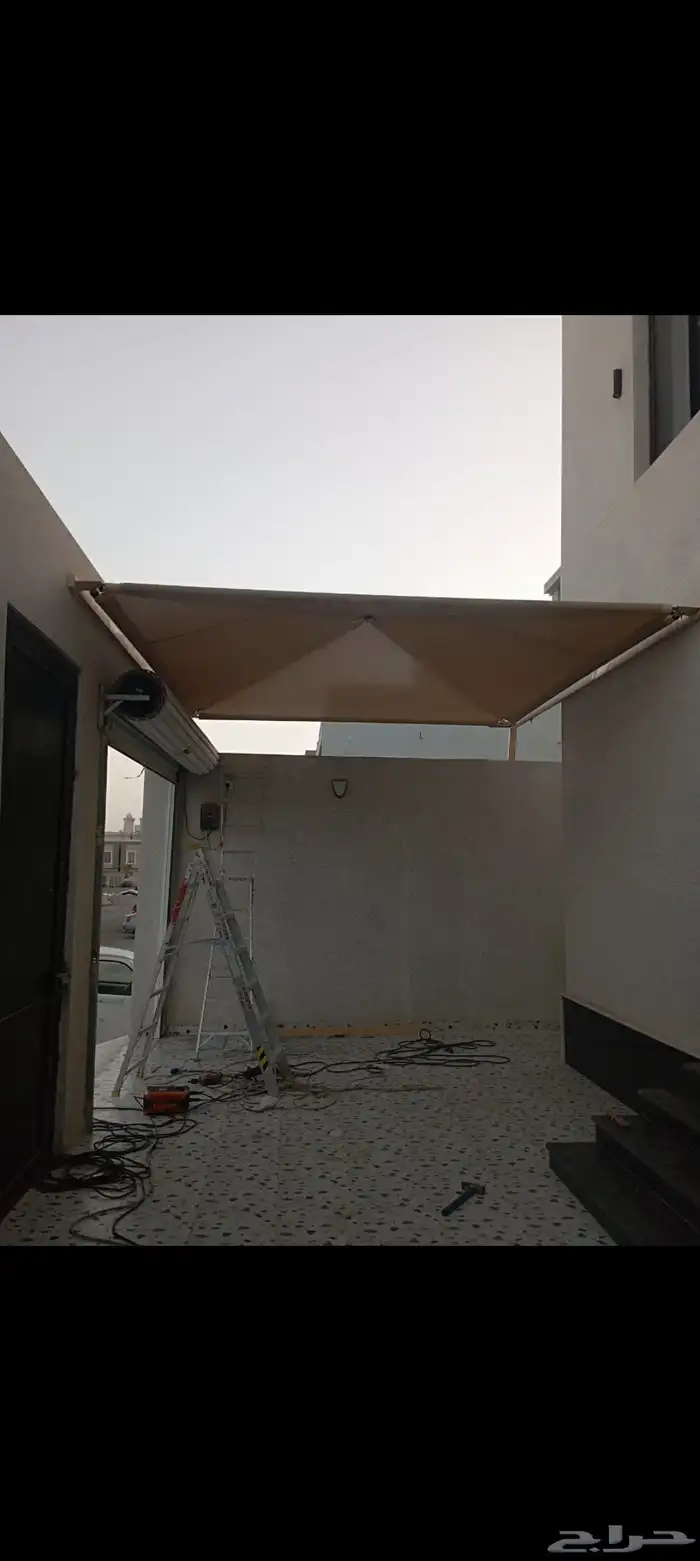 مظلات وسواتر بيوت الشعر مظله سياره مظلات قرميد 7