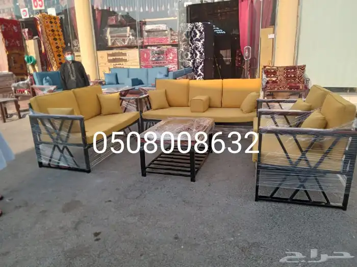 كراسي حديد مراكيز كويتية جلسات خارجية 2