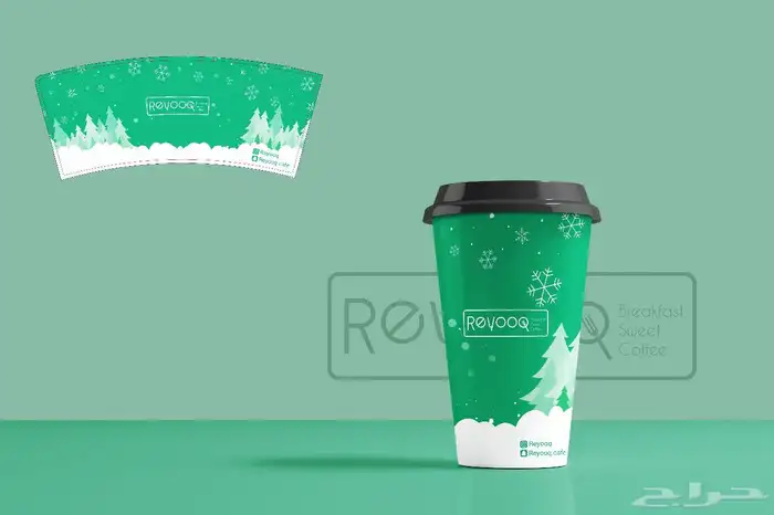 مطبعة مطبوعات أكواب القهوة أكواب بلاستيكية بوكسات 8