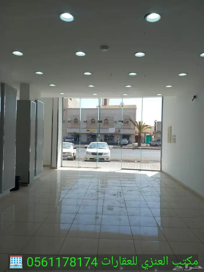 محلات تجارية للايجار حي العزيزية بالقرب من الامام البخاري 1