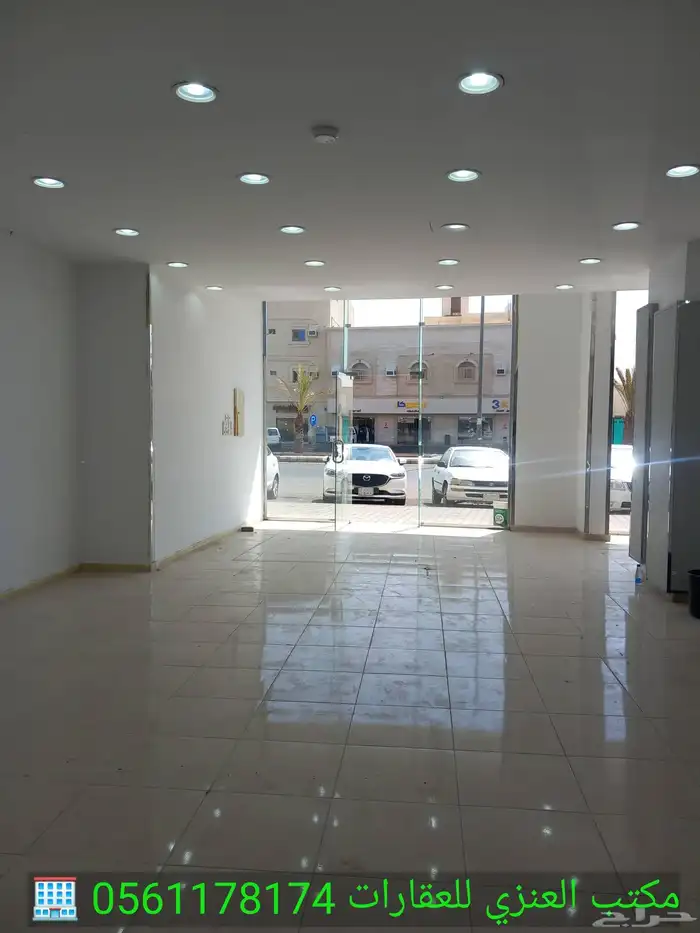 محلات تجارية للايجار حي العزيزية بالقرب من الامام البخاري 2