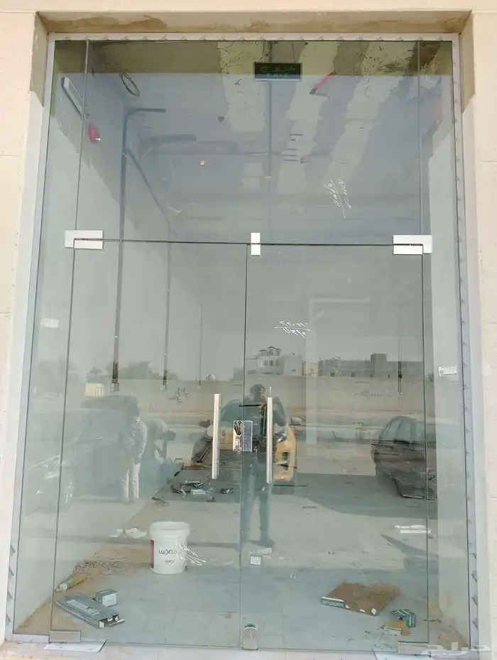 زجاج محلات زجاج وجهات 12ملي سكوريت زجاج مكاتب سكوريت 0