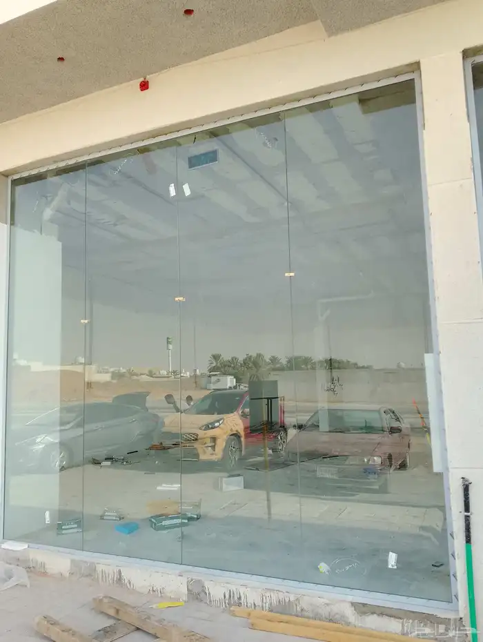 زجاج محلات زجاج وجهات 12ملي سكوريت زجاج مكاتب سكوريت 1