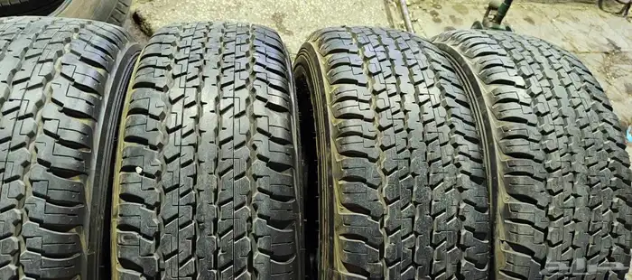 نعرض لكم كفرات دنلوب ياباني وكاله شد بلد مقاس 275 65 17 1