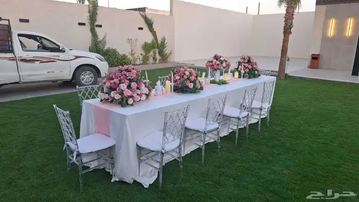 تاجير فرشات كراسي ملكي كنب طاولات كراسي ذهبي 6