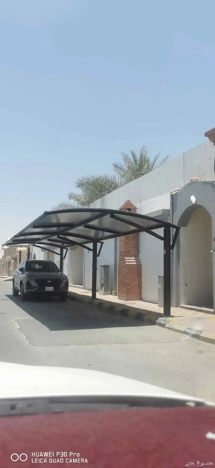 حداد لحام شنكو مظلة سيارة ساتر سندويش بنل مظلات سواتر 6