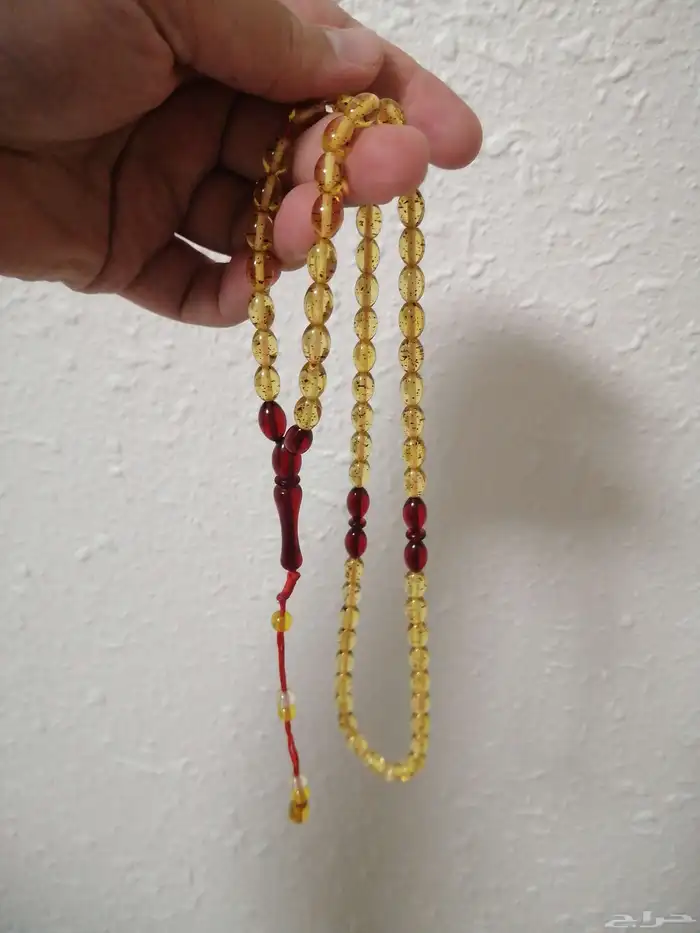 سبحة كهرمان حشري (جديدة). 0