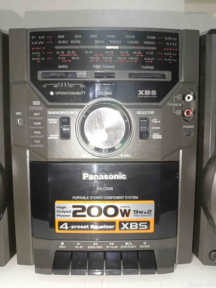 راديو وكاسيت باناسونيك بحاله جيده جدا كل الوظائف تعمل 3