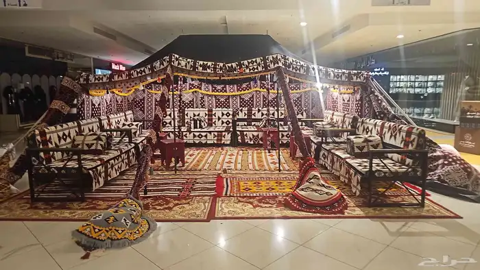 تأجير خيام ييت شعر شعبي ركن شعبي للايجار لليوم الوطني 3