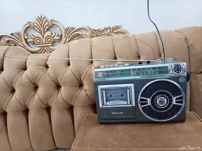 مسجل بيسونيك قديم شغال المسجل والراديو زمانك يافن 7