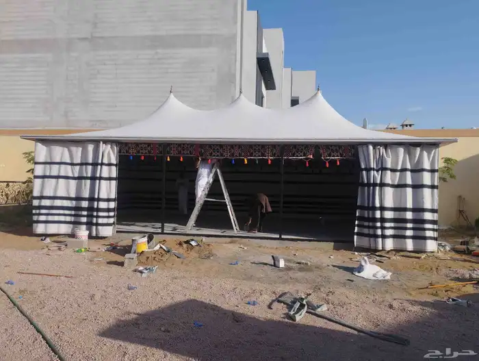 بيت شعر خيمة صدر تلبيس قماش ساندويتش بنل 0