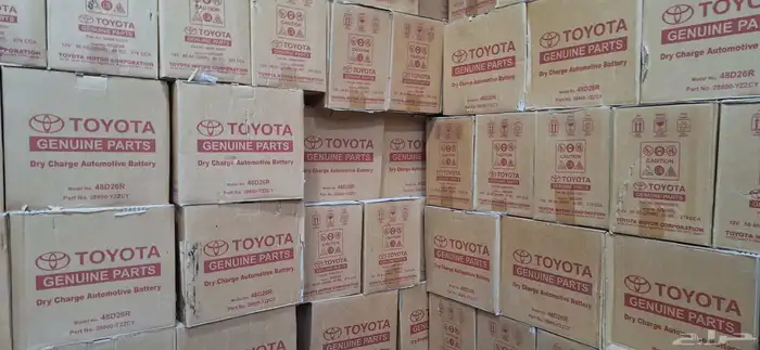 بطاريات تويوتا ياباني اصلي تعبئة اسيد 1