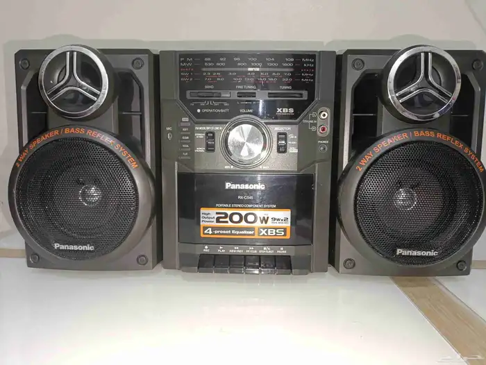 راديو وكاسيت باناسونيك بحاله جيده جدا كل الوظائف تعمل 2