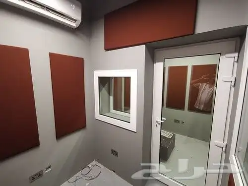 تجهيز استديو صوت عزل الاستديوهات 3