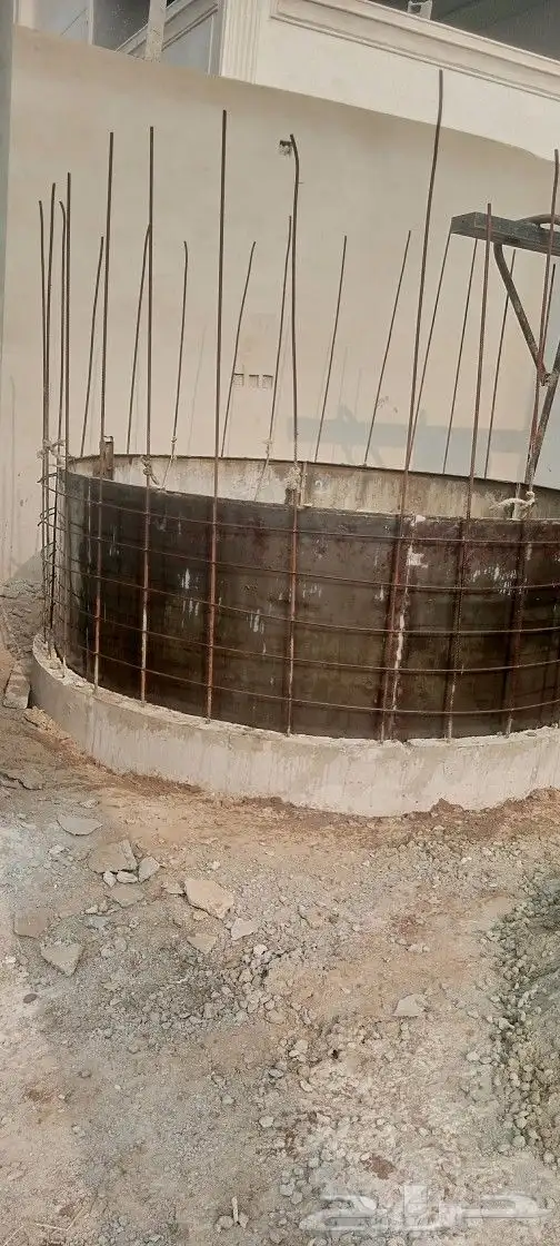 حفار خزان الميا  و بيار  شغل 2