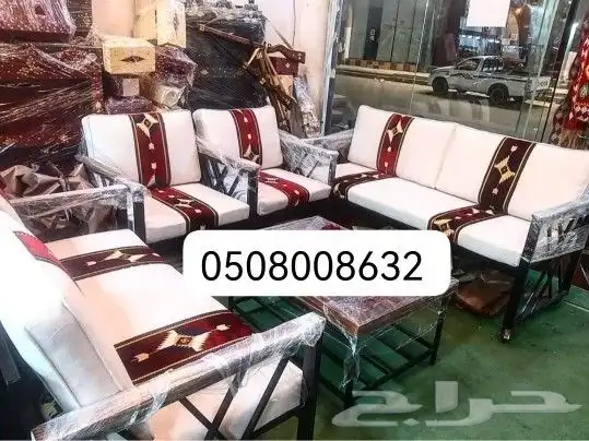 كراسي حديد مراكيز كويتية جلسات خارجية 8