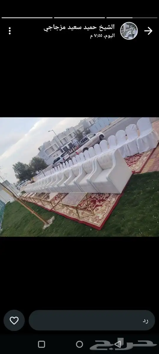 تاجير كنب كراسي كراسي شفافه طاولات قويين صبابين رجالي نسائي 7