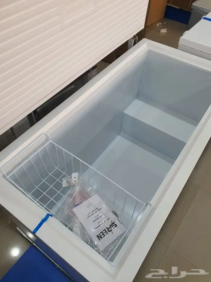 فريزر افقي سرين 14.1 قدم أبيض جديد توصيل مجاني 2