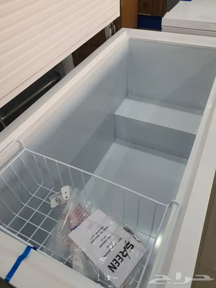 فريزر افقي سرين 14.1 قدم أبيض جديد توصيل مجاني 5