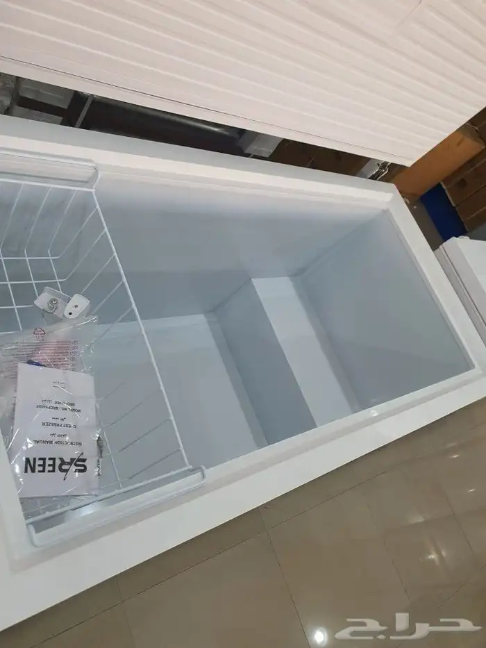 فريزر افقي سرين 14.1 قدم أبيض جديد توصيل مجاني 3
