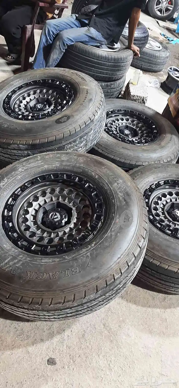 جنوط ميثود بكفراتها شواهين مقاس 17 تركب بلاتنيوم والجموس 4