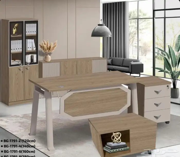modern manager desk set and staff desks 39