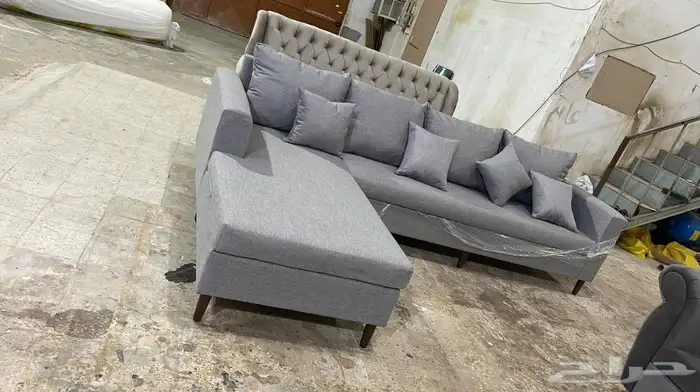 كنب جديد جاهز حرف ال و7نفر شامل التوصيل 5