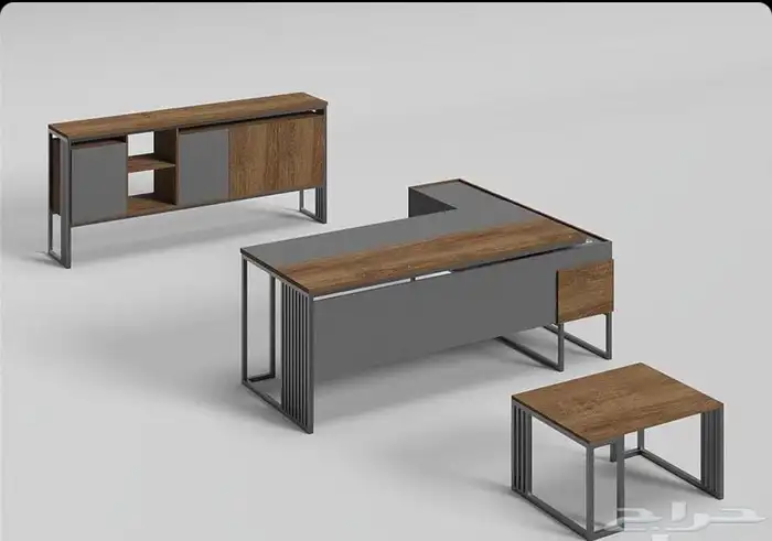 modern manager desk set and staff desks 30