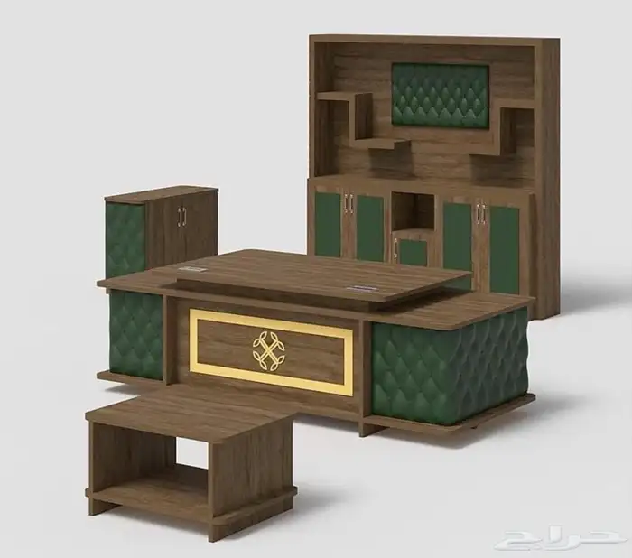 modern manager desk set and staff desks 0