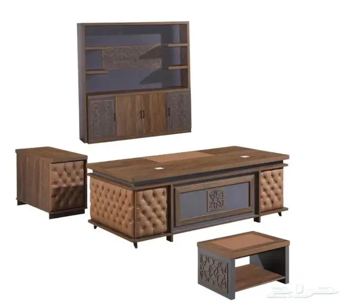 modern manager desk set and staff desks 17