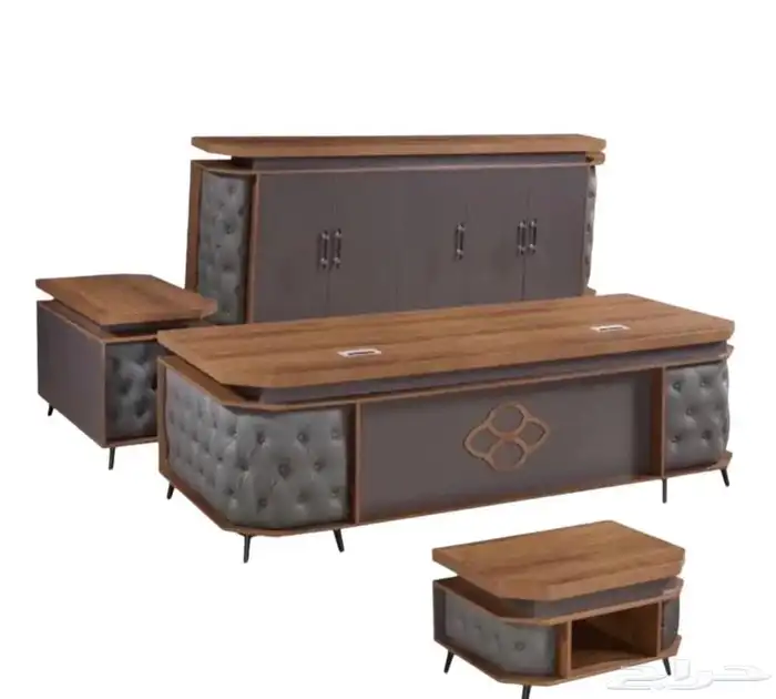 modern manager desk set and staff desks 2