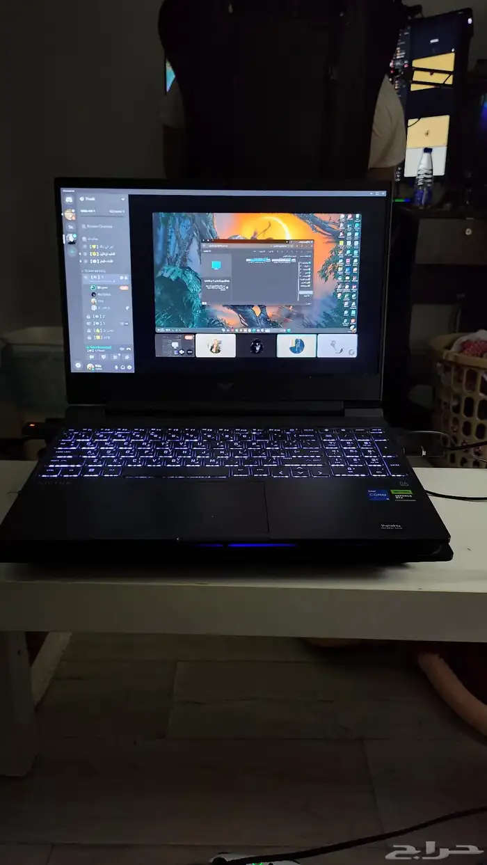 للبيع لابتوب HP Victus قيمنق 1