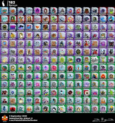 حساب فورت نايت مميز للبيع 600 V-Bucks محذوف ايميل يربط سوني index