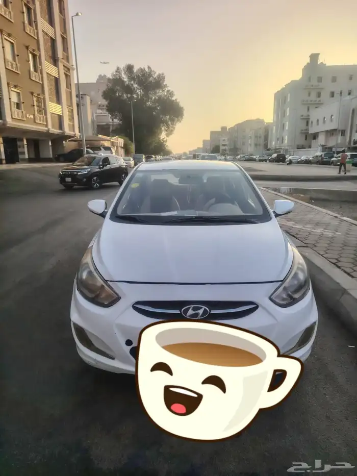 هونداي اكسنت 2016 فحص جديد وتأمين ساري مكينة قير على الشرط 1