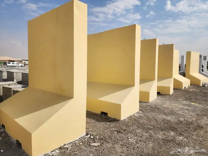 حواجز خرسانية وزينة حدائق 8