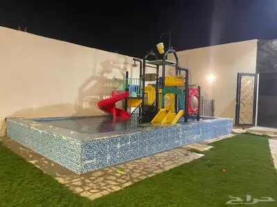 شاليه كنوزالرمال للايجار اليومي شباب وعوايل محسبين والعاب اط 0