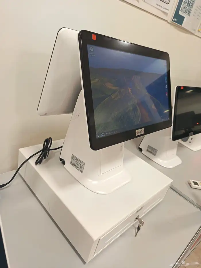 جهاز كاشير اتنين شاشة لمس مدمج بطابعه فواتير 2