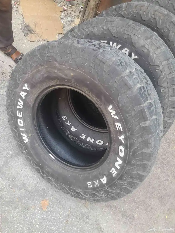 كفرات ود واي نضيفه مره خاليه من العيوب تاريخ نهايت 23 4