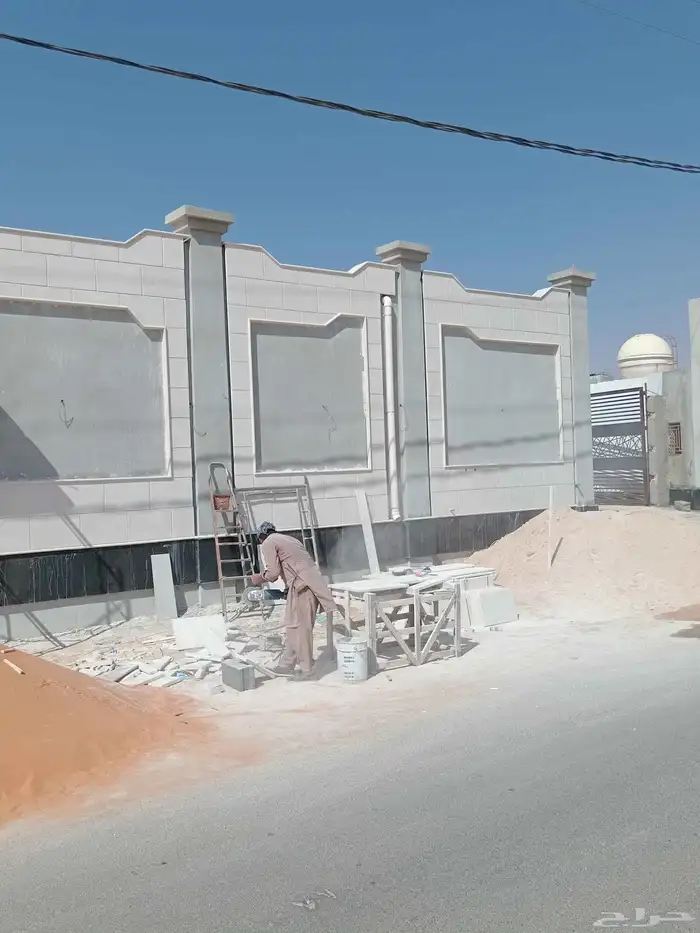 حجر طبي صناعي حجر جبل رخام تركيب 6