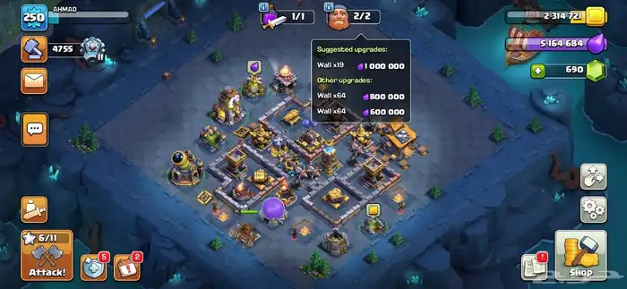كلاش اوف كلانس تاون 16 ماكس clash of cland tawn hall 16 max 4