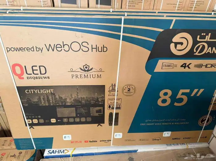 تلفزيون ذكي 4K نتفليكس يوتيوب شاهد Qled 1