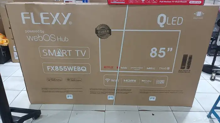 تلفزيون ذكي 4K نتفليكس يوتيوب شاهد Qled 0